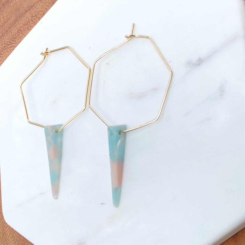 Statement Geometric Hoop Earrings